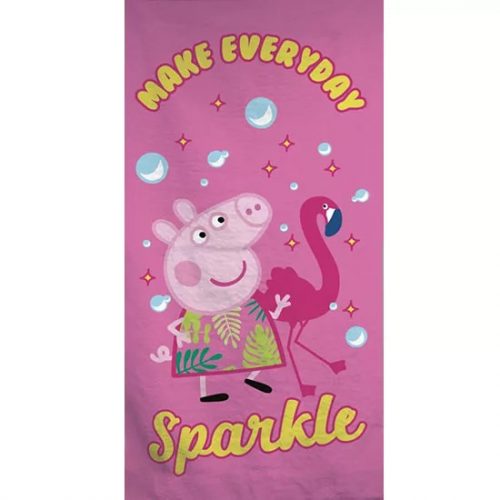 Peppa Pig, Peppa malac Sparkle fürdőlepedő, strand törölköző 