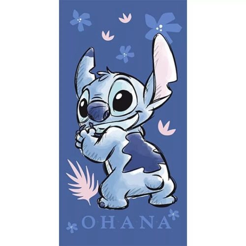 Disney Lilo és Stitch, A csillagkutya Ohana fürdőlepedő, strand törölköző 