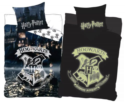 Harry Potter Hogwarts sötétben világító ágyneműhuzat 