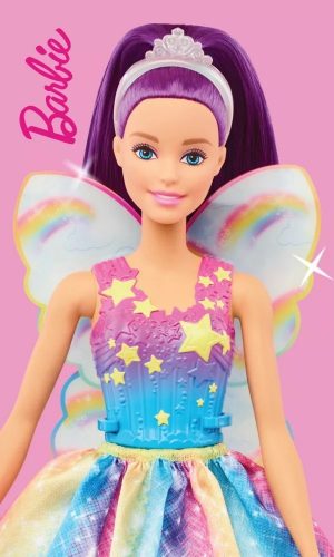 Barbie Fairy kéztörlő arctörlő, törölköző 