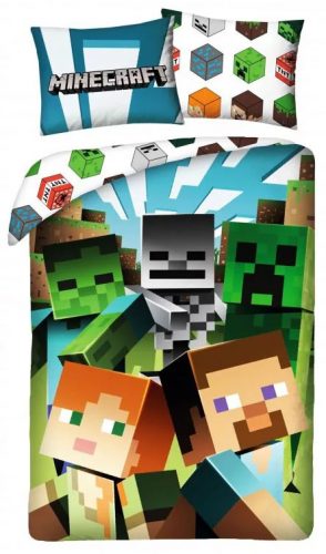 Minecraft ágyneműhuzat Heads 