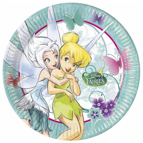 Disney Fairyland Treats, Csingiling Papírtányér 8 db-os 23 cm